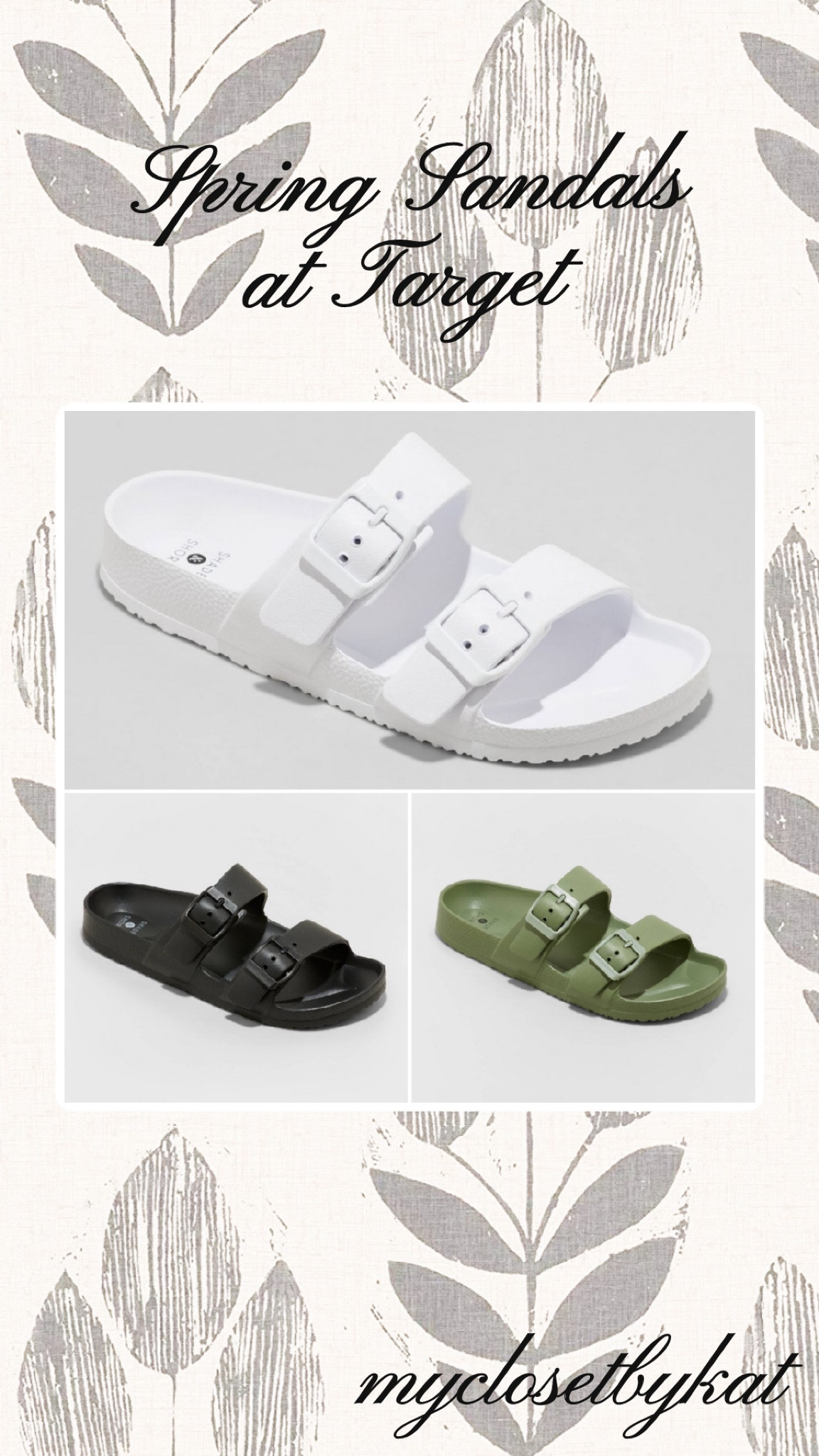 So good for the pool and everyday outings!  Only $10!

Target finds. Sandals. Spring shoe finds  

#LTKshoecrush #LTKSeasonal #LTKstyletip