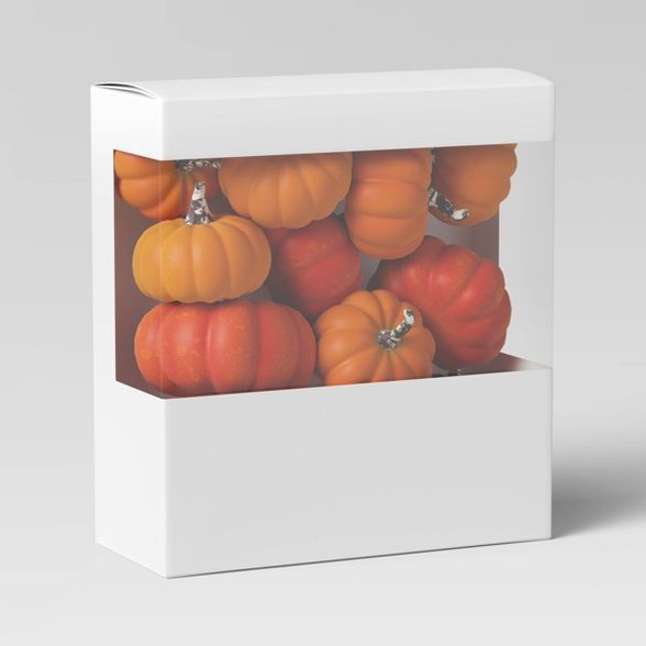 12pc Harvest Pumpkin Vase Filler Orange - Threshold™ | Target