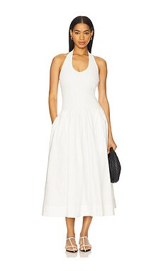 L'Academie by Marianna Kara Midi Dress in White from Revolve.com | Revolve Clothing (Global)