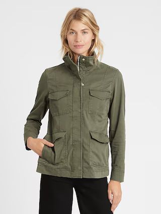 Petite Classic Utility Jacket | Banana Republic (US)