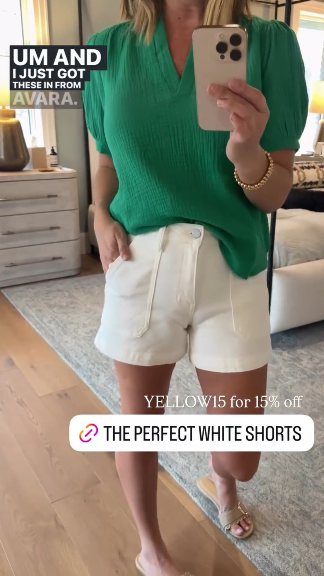 YELLOW15 for 15% off @shopavara White Shorts these are a spring break must have for me! Pack them! True to size! 

#LTKootd #LTKTravel