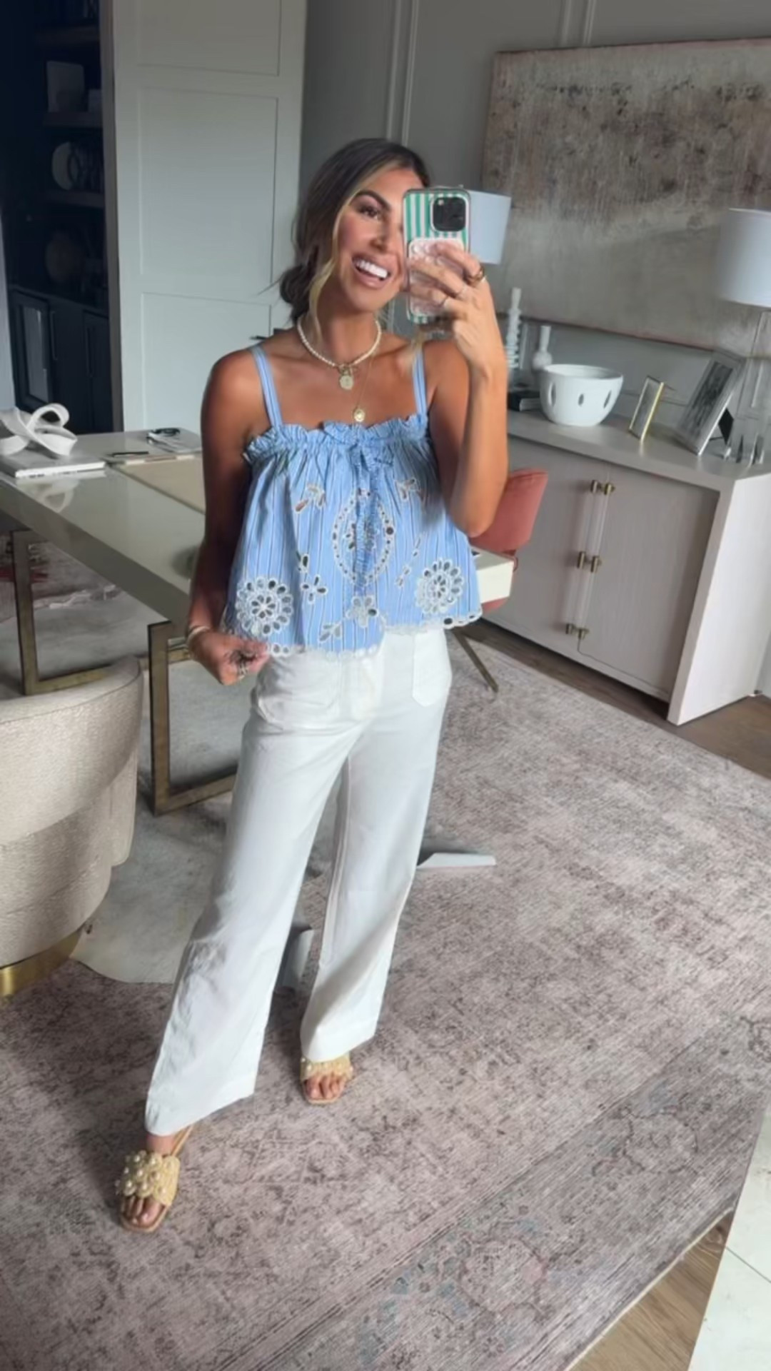 Use my code HOLLIE20 for 20% off a $100+ regular price apparel, accessories, shoes, beauty, and home purchase! @anthropologie 

Top size small
Pants 27

#LTKSeasonal #LTKStyleTip #LTKFindsUnder50