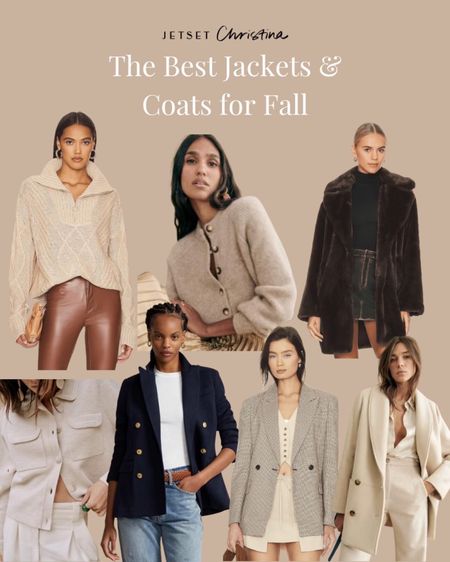 The best jackets and coats for fall! 🤎🍂 

#fall #autumn #fallclothes #fallcoats #falljackets #neutralclothes #jackets #coats #jsc #jetsetchristina

#LTKfindsunder100 #LTKstyletip #LTKSeasonal