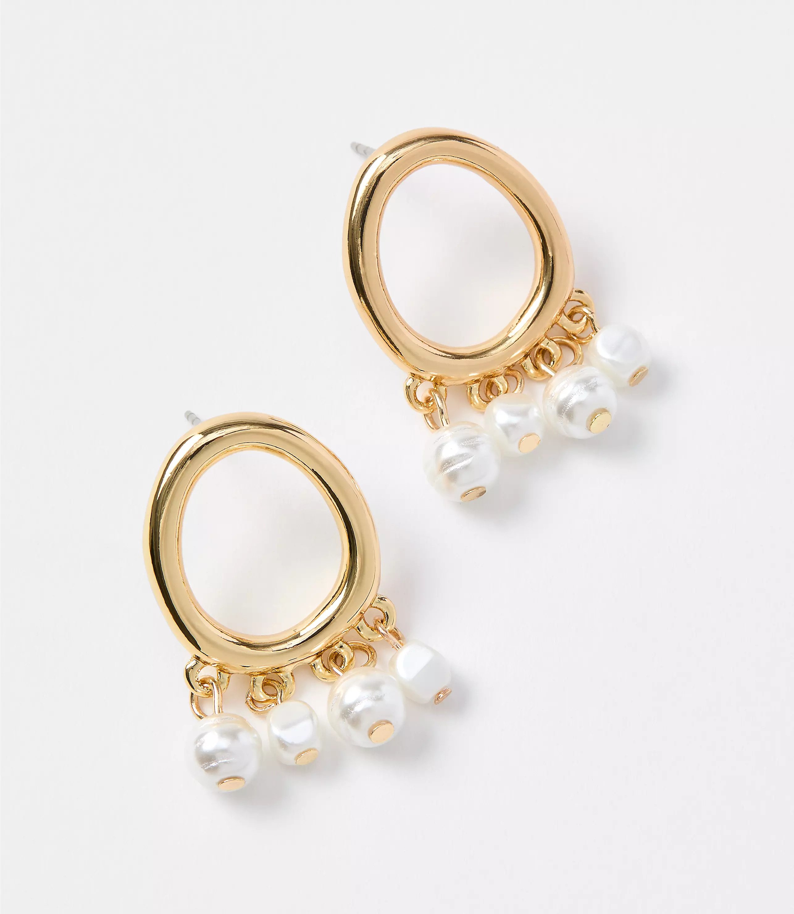 Mother Of Pearl Cluster Stud Earrings | LOFT