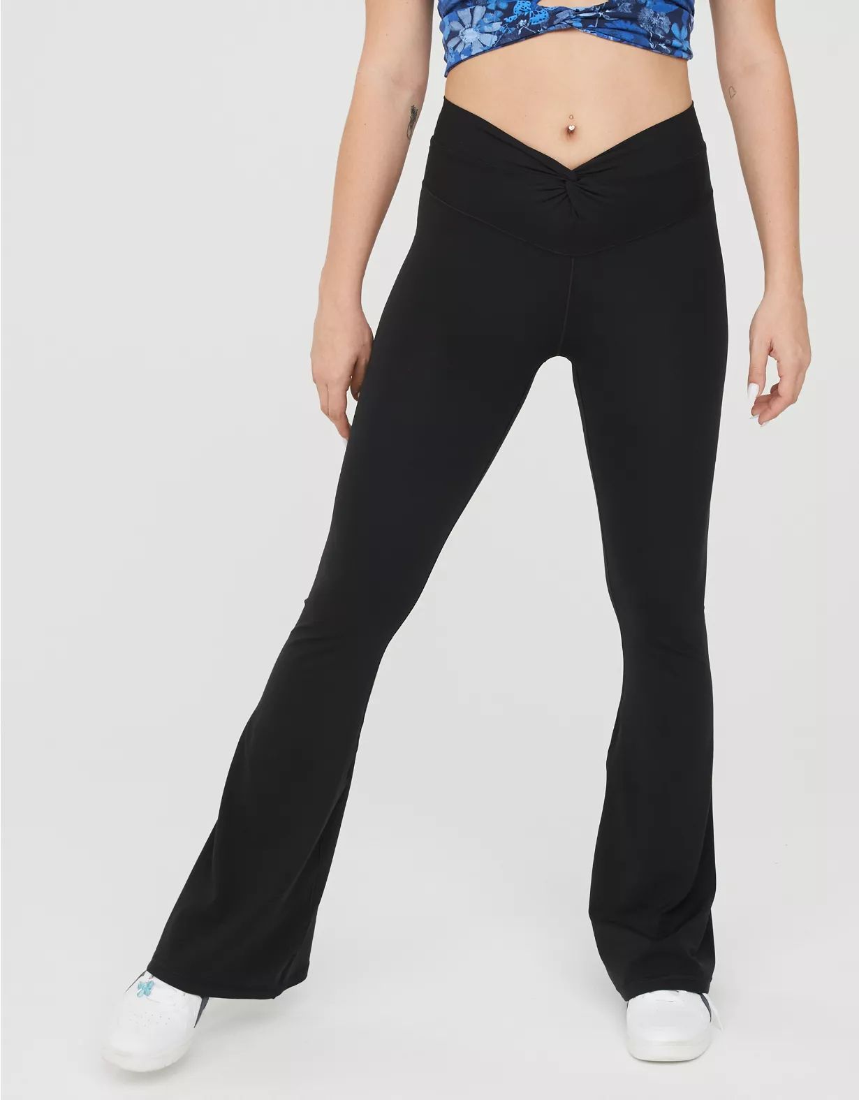 OFFLINE By Aerie Real Me Xtra Twist Flare Legging | American Eagle Outfitters (US & CA)