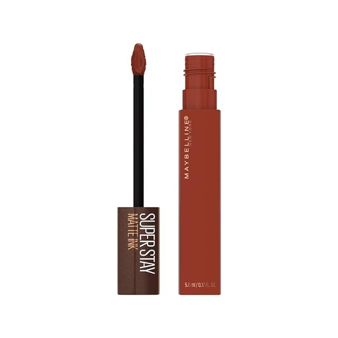 Maybelline New York SuperStay Matte Ink Liquid Lipstick, Coffee Edition, Cocoa Connoisseur, 0.17 ... | Amazon (US)