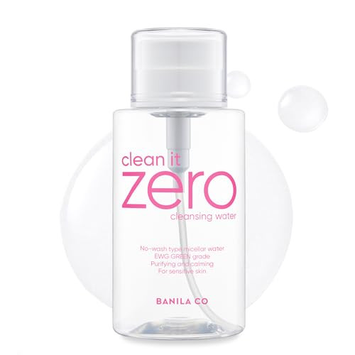 BANILA CO Clean It Zero Pure Cleansing Water | Gentle Cleanser for Sensitive Skin | Micellar Water Makeup Remover No Rinse & Oil Free (310ml / 10.48 fl.oz) | Amazon (US)