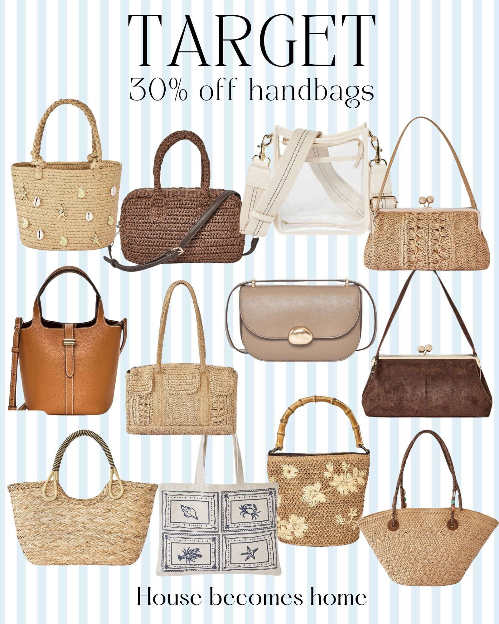 30% off handbags at Target!

#LTKSeasonal #LTKSaleAlert #LTKHome