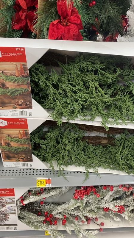 This garland at Walmart looks and feels so real check out my fave garland and greenery finds 

#christmas #christmasgarland #garland #cypressgarland #realisticgarland #mytexashouse #walmartchristmas #looksforless #affordablechristmasfinds #berry #mantledecor #walmarthome

#LTKHoliday #LTKhome #LTKSeasonal