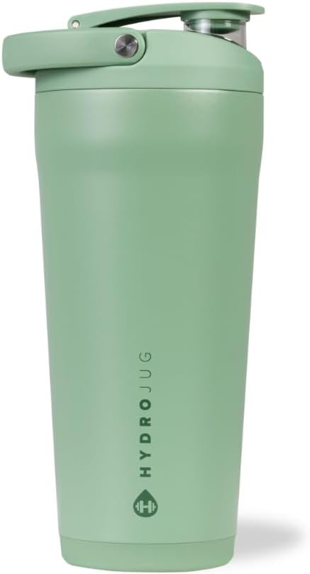 HydroJug 24 oz New Stainless Steel Shaker – Insulated, Leakproof, BPA-Free with Silent Mixing G... | Amazon (US)