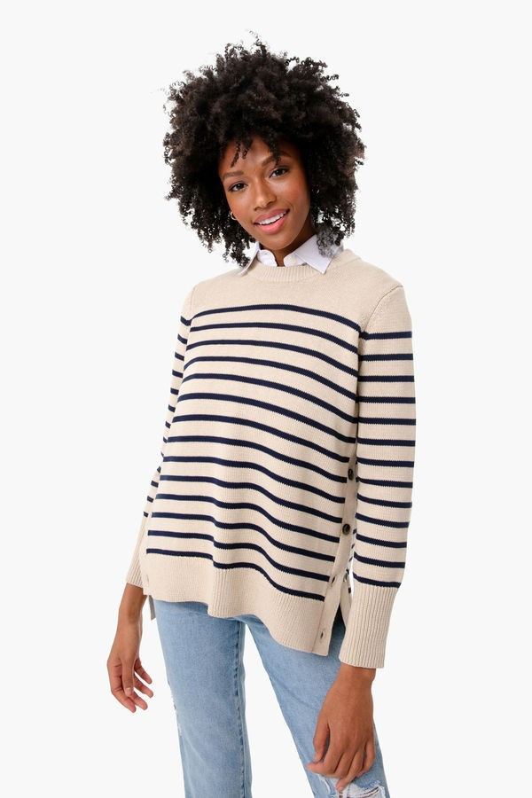 Melange Bar Harbor Striped Sweater | Tuckernuck (US)