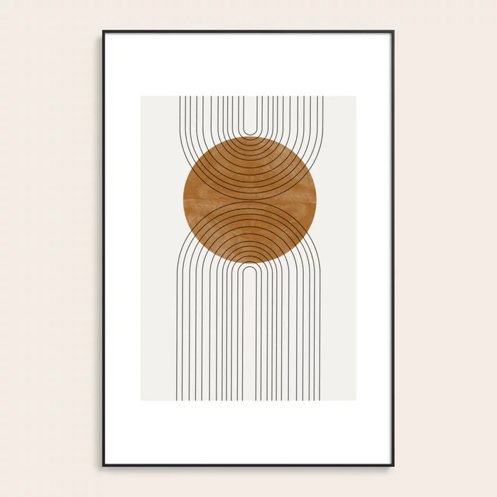 Abstract Flow Framed Art Print | Society6