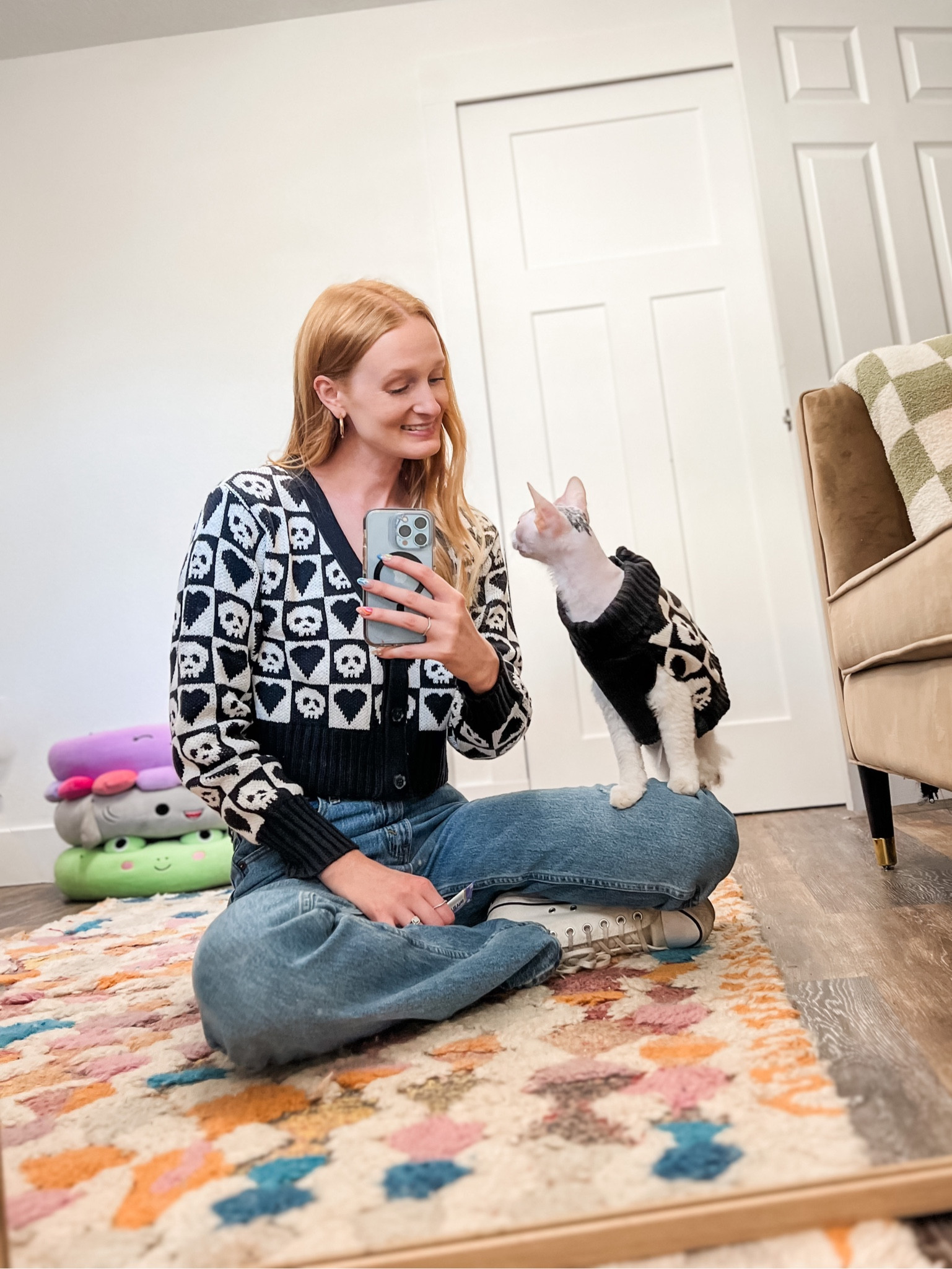 American Eagle matching spooky Halloween sweaters for you and your pet (dog/cat)

#LTKfamily #LTKunder50 #LTKSeasonal