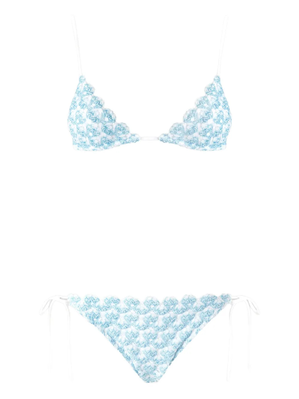 Missoni Knitted Bikini  | Blue | FARFETCH | Farfetch Global