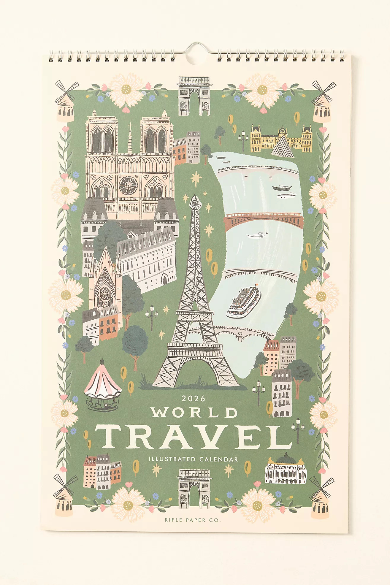 Rifle Paper Co. 2026 World Travel Wall Calendar | Anthropologie (US)