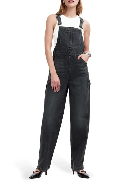 Madewell Oversized Denim Carpenter Overalls in Irmo Wash at Nordstrom, Size Small | Nordstrom