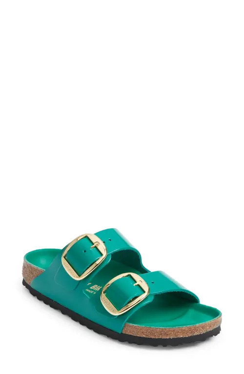 Birkenstock Arizona Big Buckle Slide Sandal in Digital Green at Nordstrom, Size 10-10.5Us | Nordstrom