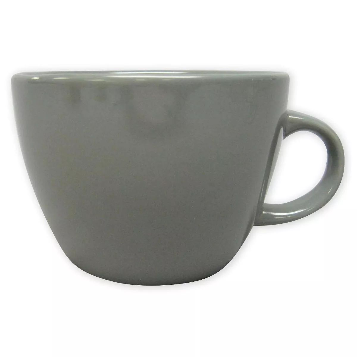 16oz Stoneware Coupe Coffee Mug Gray - Threshold™ | Target