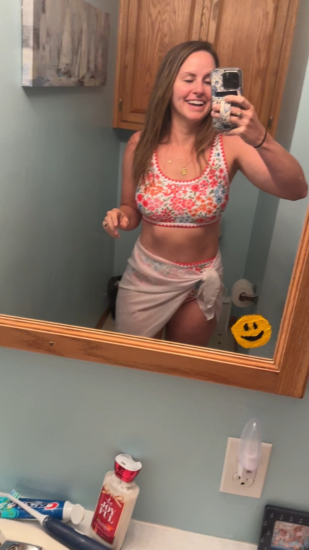 Amazon Swimsuit and cover up on prime deal!!! Swim wear I’m loving this summer as a mom of 3. Sarong comes in a pack of 2 for under $10! Wore this swimsuit to water aerobics with my MIL. First got it in the blue and loved it so much that I wanted another color 🤩 

#LTKTravel #LTKSwim #LTKSaleAlert