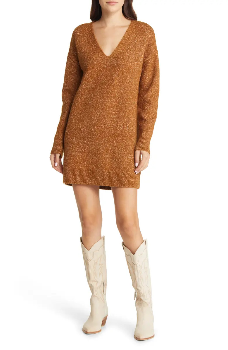 Oversize Long Sleeve Sweater Dress | Nordstrom