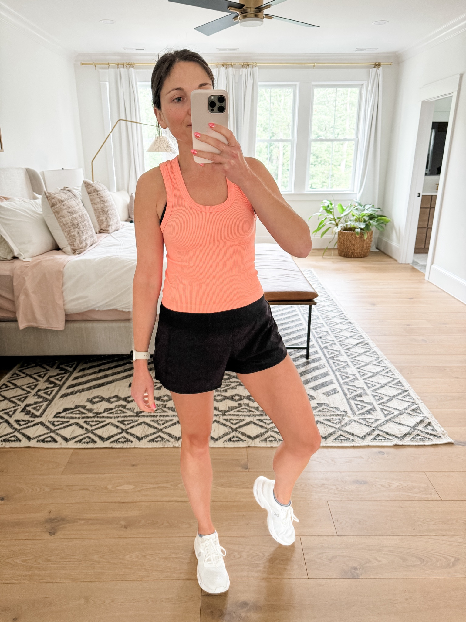 Got this new tank from Old Navy and I love the peach color, ribbed detail and how soft it is. 

#LTKSeasonal #LTKSaleAlert