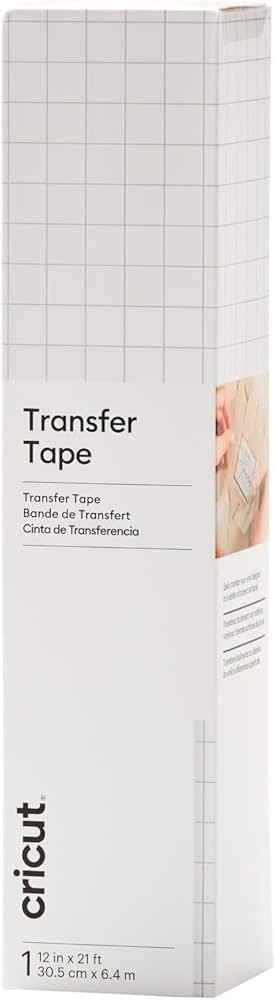 Cricut Transfer Tape - 1ft x 21ft - Easy Transfer Adhesive Sheet for Vinyl Projects - Compatible ... | Amazon (US)