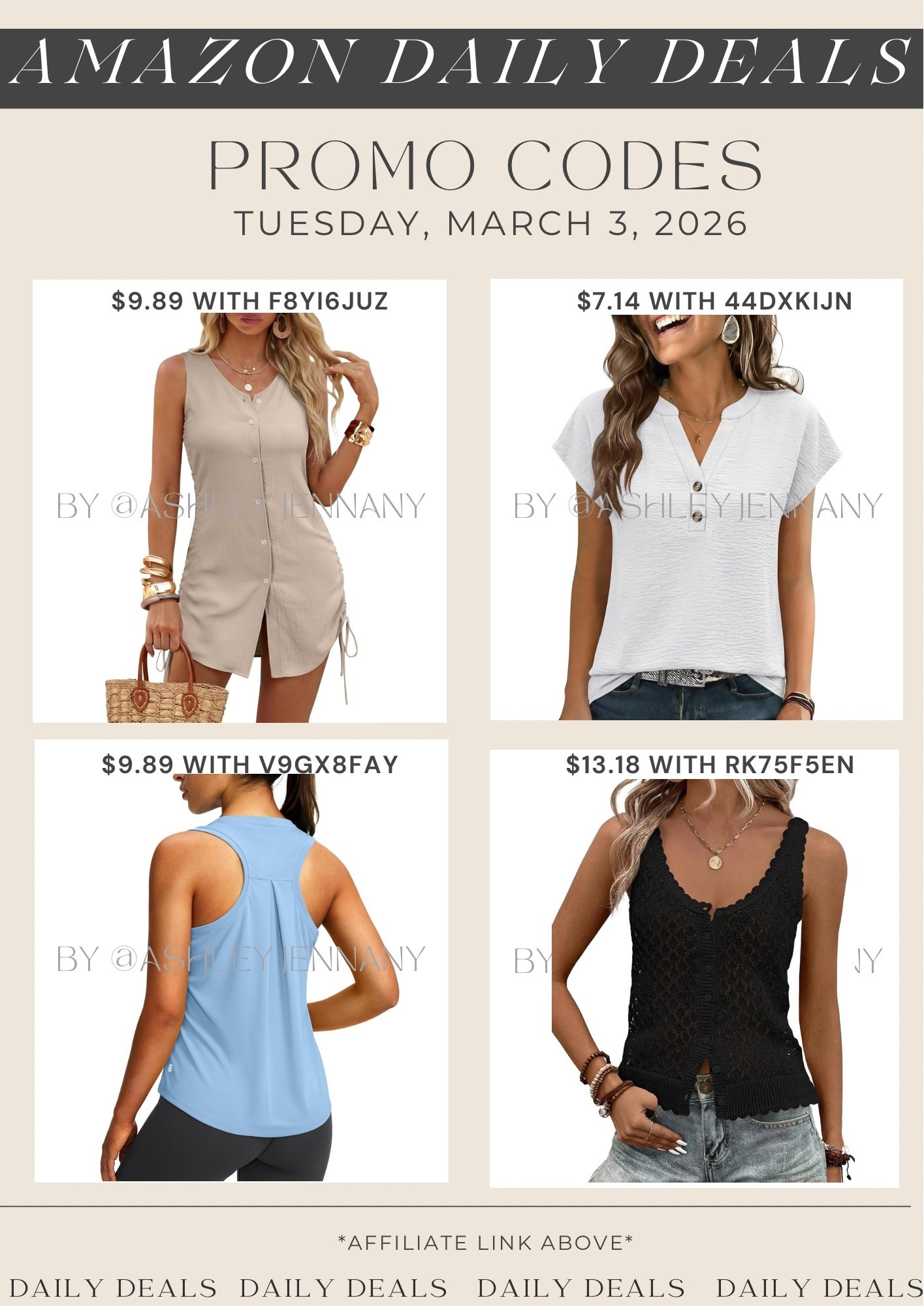 Amazon fashion deals on swimsuit coverup, short sleeve tops and tank tops 

#LTKSeasonal #LTKSaleAlert #LTKMidsize