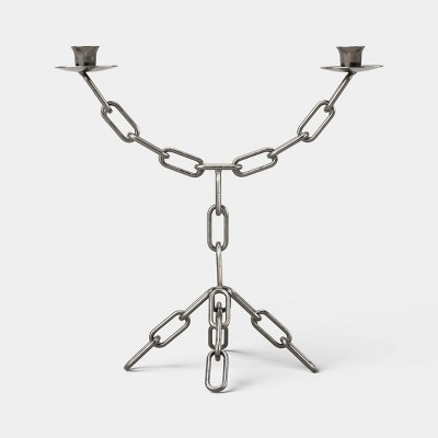 13.5"x13.2" Halloween Metal Chain Candelabra - Threshold™ | Target