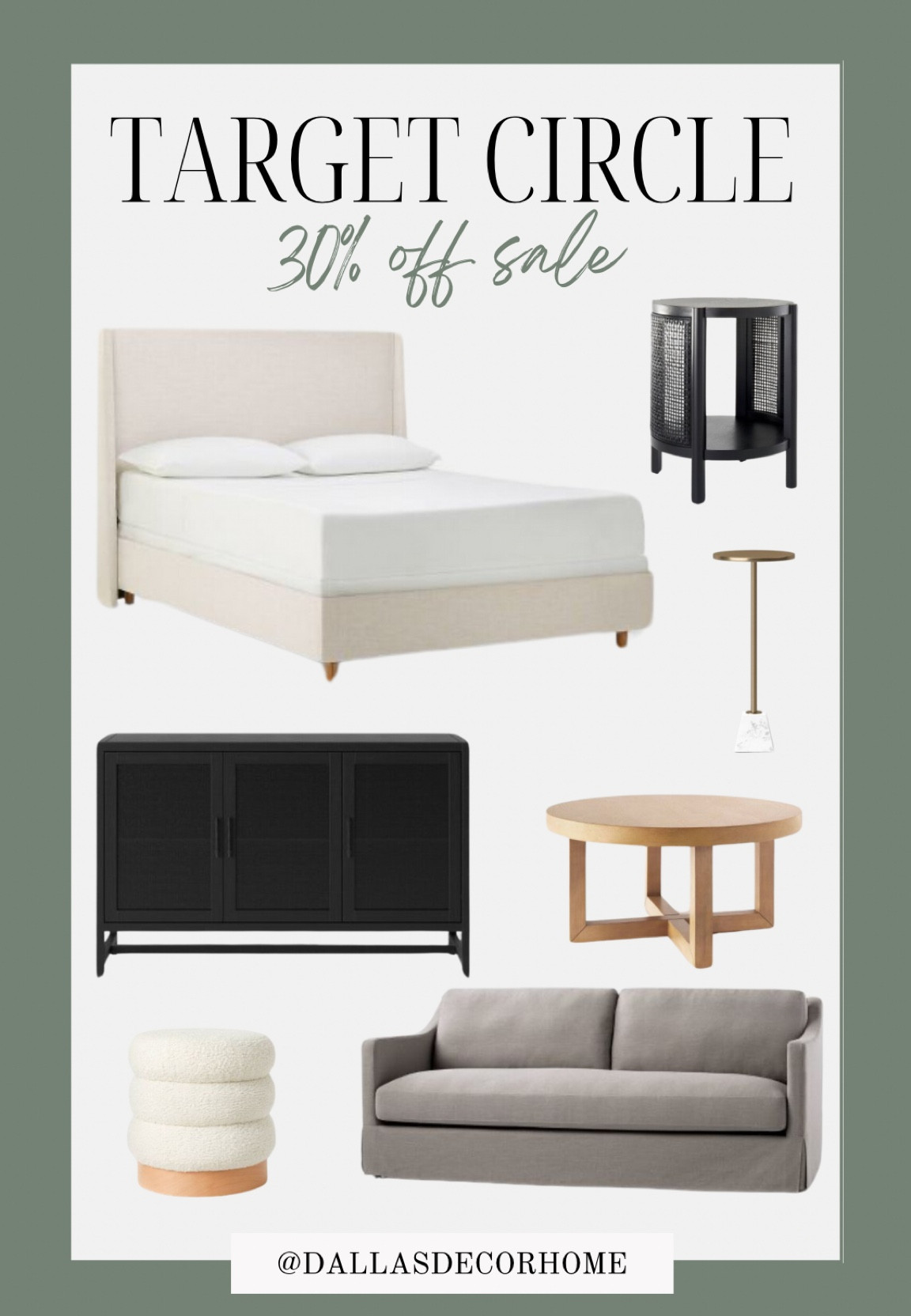 Target circle week - select furniture is 30% off!!


Bedroom
Living room
Console
Sideboard
Coffee table
Sofa
End table
Studio McGee
Budget friendly

#LTKHome #LTKSaleAlert #LTKSummerSales