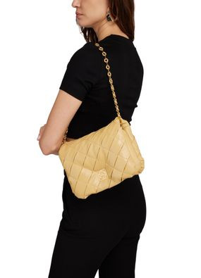 Goya Puffer bag in pleated leather - LOEWE | 24S US