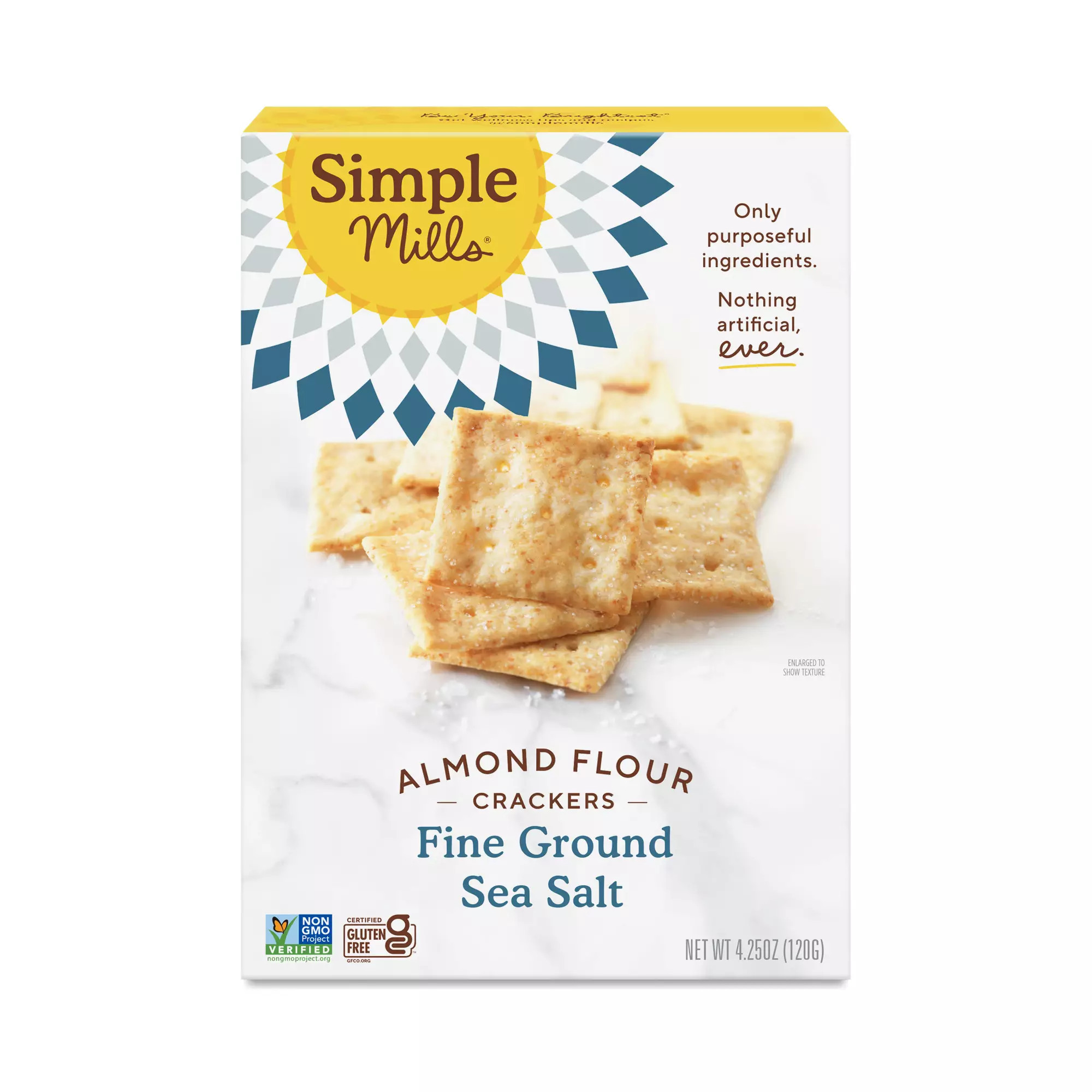 Fine Ground Sea Salt Almond Flour Crackers | Thrive Market