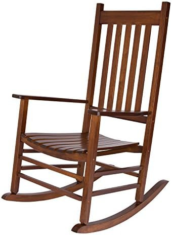 Shine Company Inc. Vermont Rocking Chair, Oak | Amazon (US)