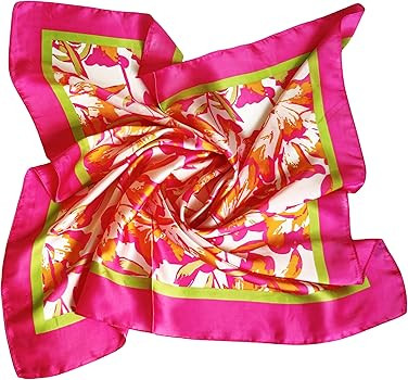 Luxurious Silk Feeling Scarf, Elegant Satin Square Head Scarf for Women, Versatile Hair Wrap Acce... | Amazon (US)