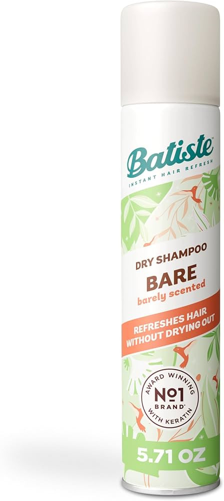 Batiste Dry Shampoo, Bare Fragrance, Refresh Hair and Absorb Oil Between Washes, Waterless Shampo... | Amazon (US)