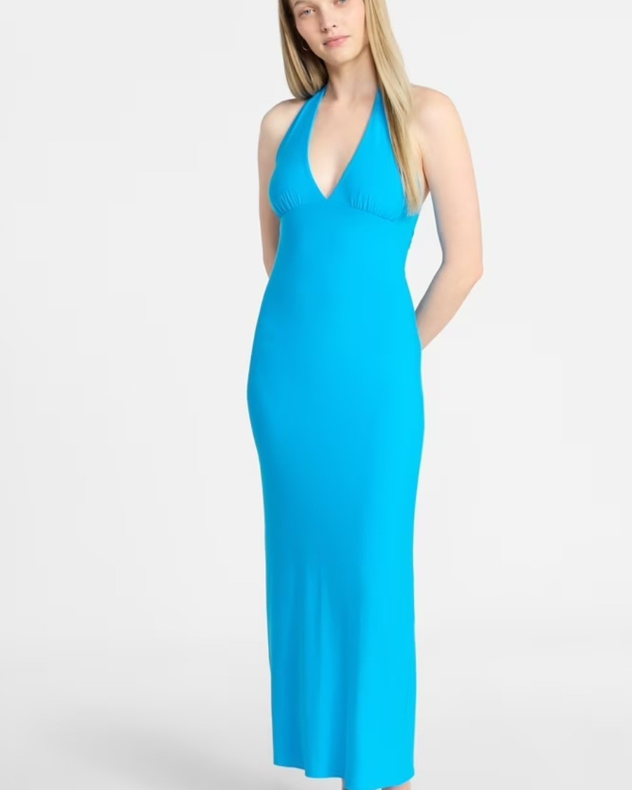 $10 Maxi blue dress.

#LTKMidsize