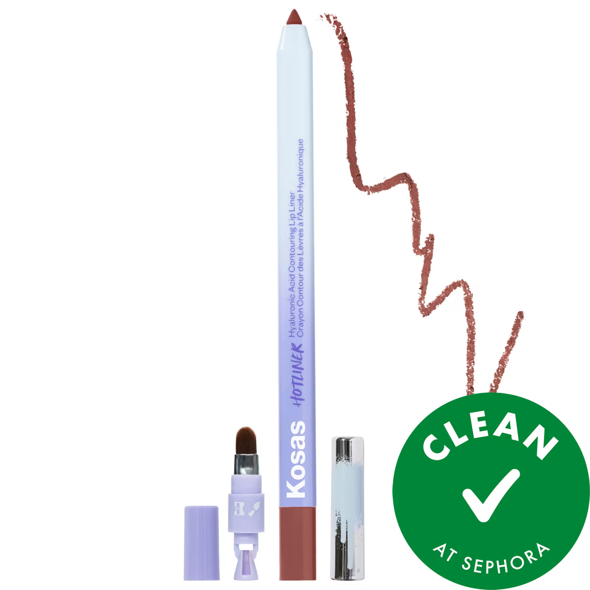 Kosas Hotliner Hyaluronic Acid Contouring Lip Liner Infinite .02 oz | Sephora (US)
