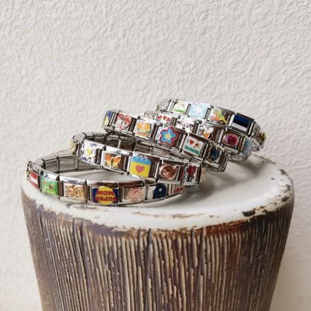 Italian charm bracelets from Etsy- gift idea! These trendy, cute bracelets come with a random selection of charms! So fun! Stocking stuffer

#LTKfindsunder50 #LTKHoliday #LTKGiftGuide