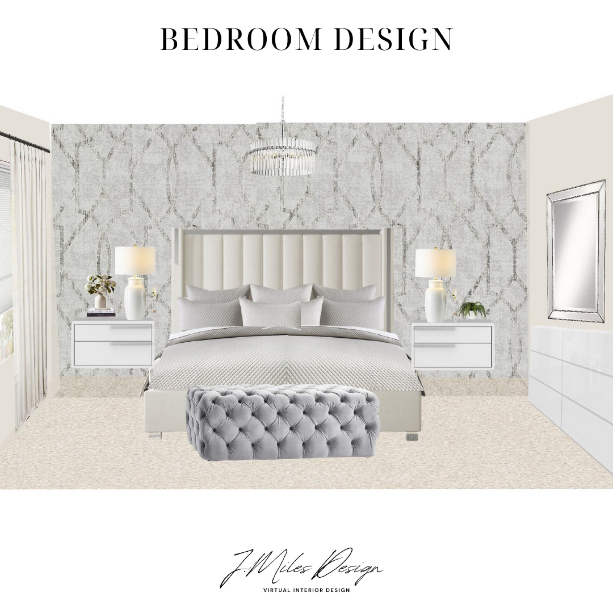 This luxe bedroom design blends plush textures, elegant neutrals, and modern glam details for the perfect retreat. Who else loves a dreamy, hotel-inspired bedroom? 🤍 #ModernGlam #BedroomGoals #NeutralAesthetic

#LTKHome