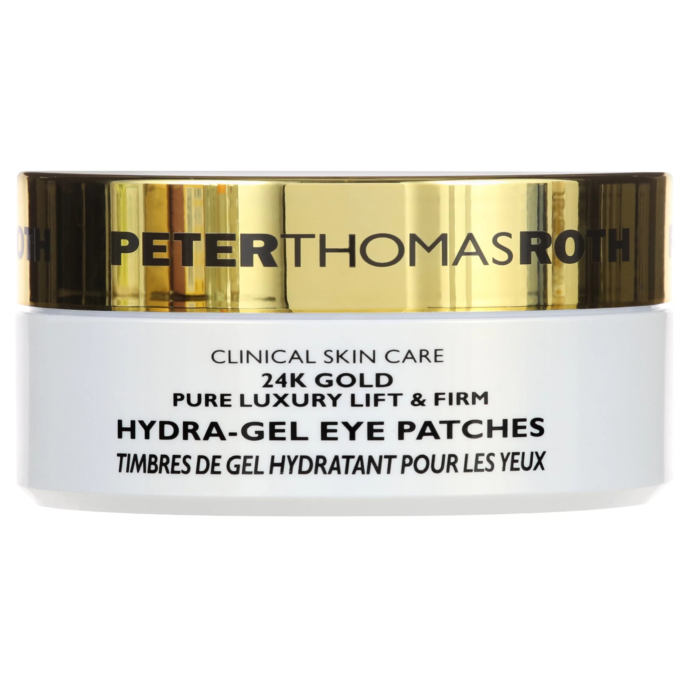 ($75 Value) Peter Thomas Roth 24K Gold Pure Luxury Lift & Firm Hydra-Gel Eye Patches, 60 Ct | Walmart (US)