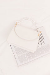 Night In The City White Handbag | Luca + Grae 