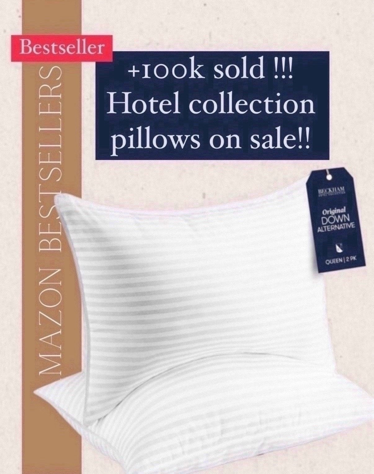 most loved hotel collection pillow on sale 