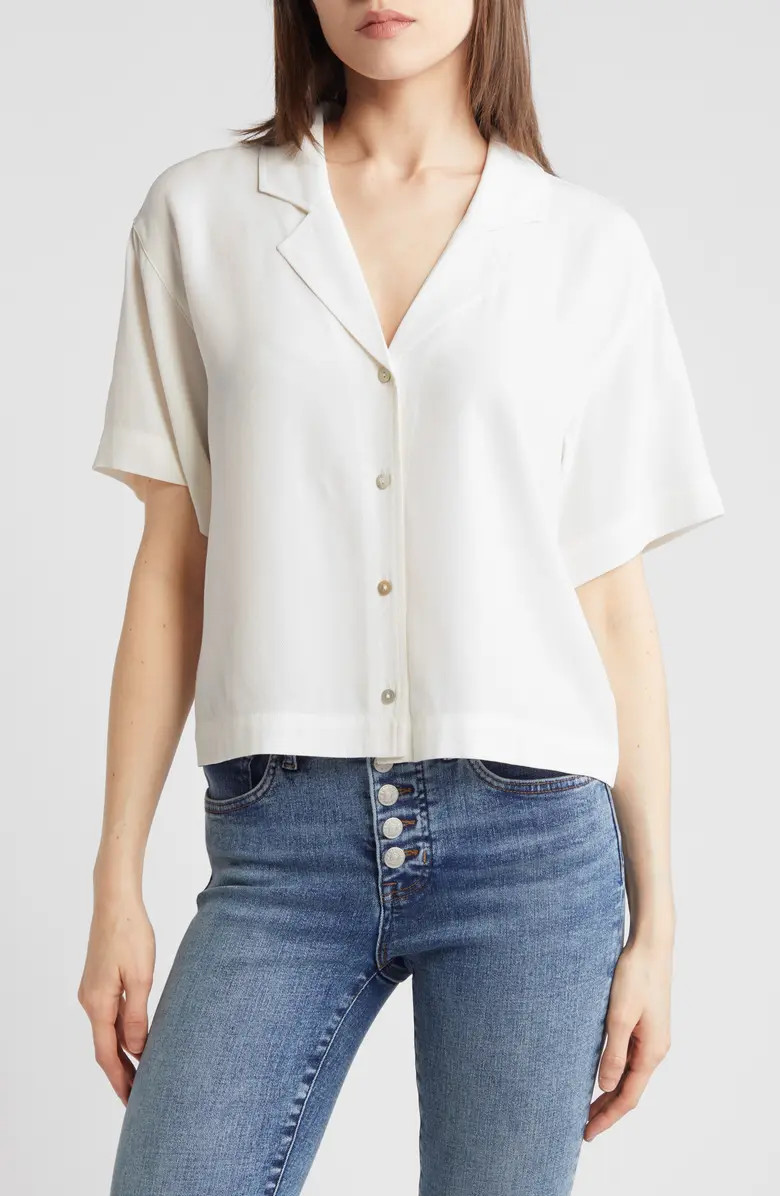 Crop Camp Shirt | Nordstrom