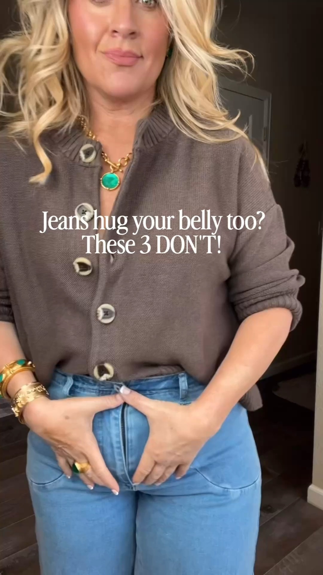 ✨Tap the bell, save and ❤️ start here over 40 fashion, midlife style, midsize fashion and luxury looks for less.  

1. 12 short (size down if in between sizes.)
2. 12 (size up if in between sizes.) for more relaxed 
3. Large petite (size up if in between sizes.) 

Jeans hug your belly too? These 3 DON’T! 👖🔥

I used to think my body was the problem.

My belly changed. My jeans stopped fitting the same. And somewhere along the way, I lost my confidence.

But here’s the truth…

My body wasn’t the problem. My jeans were.

So I changed my strategy.

✨ LIFT the eye
✨ SKIM the belly, don’t squeeze
✨ BALANCE my proportions

These are 3 of my bestselling jeans that work WITH my midlife body, not against it.

Same body. Different physics.™

Because we wear the clothes. The clothes don’t wear US.



👑 Helping you look good, feel good.
— Lindsey Denver