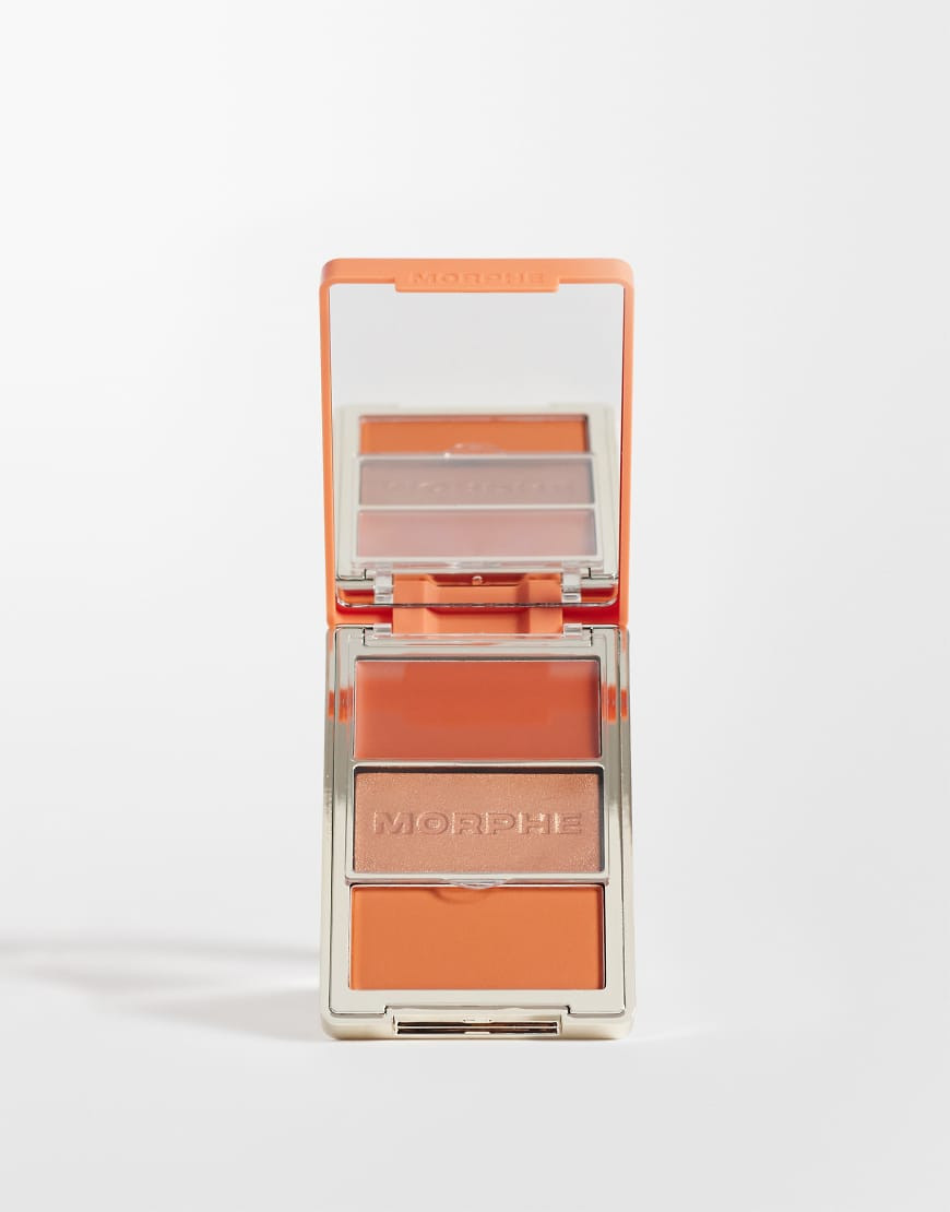 Morphe Cheek Thrills Multi - Finish Face Trio - Poolside Spritz-Orange | ASOS (Global)