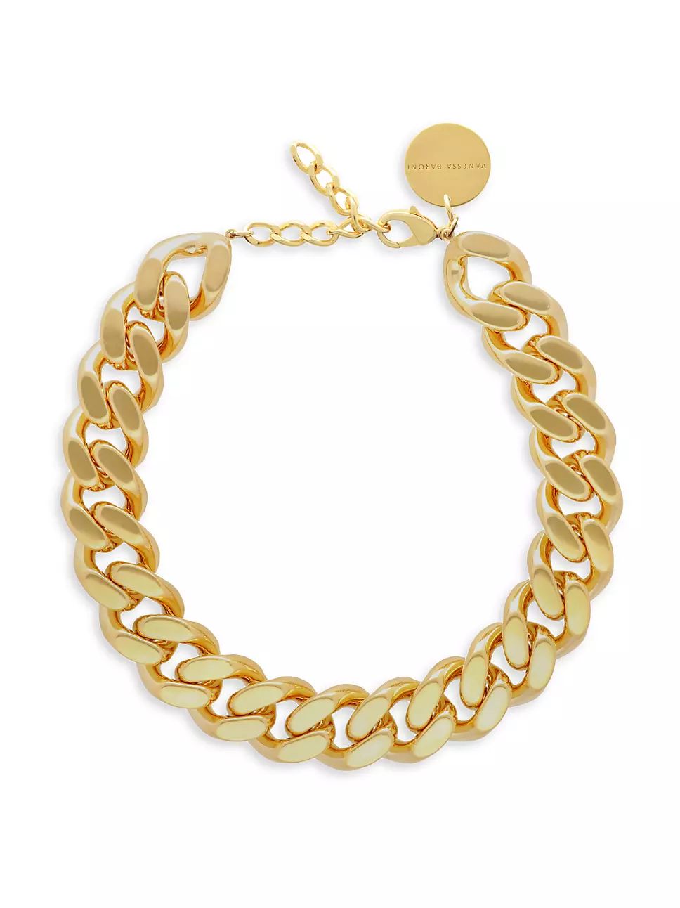 Goldtone Flat Chain Necklace | Saks Fifth Avenue