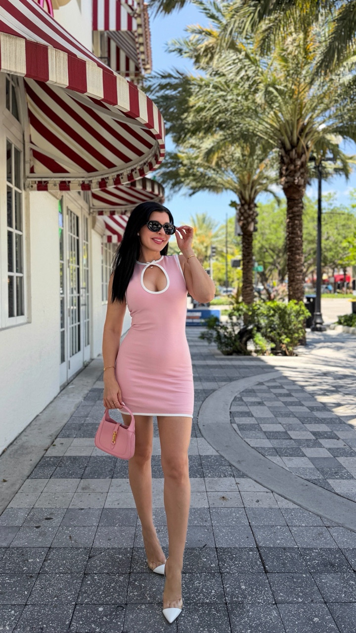 Pink keyhole mini dress and pink gucci Jackie bag 

#LTKMothersDay #LTKootd #LTKgrwm