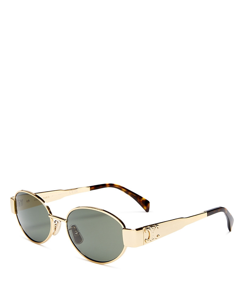Celine Triomphe Metal Round Sunglasses, 54mm | Bloomingdale's (US)