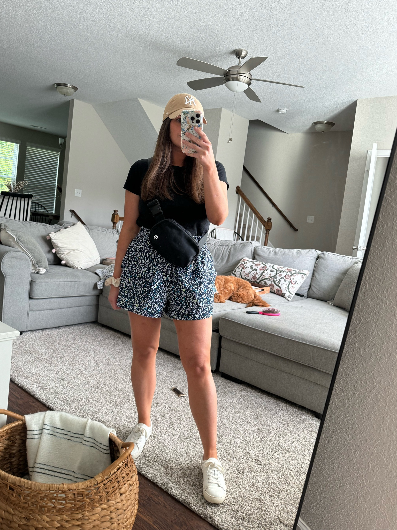 These are the BEST high rise workout shorts & such a fun pattern for spring. 💕

Athleta workout shorts - Size S // Yankees tan baseball cap - Abercrombie // Black lululemon belt bag // White keds sneakers from Jcrew Factory // Black tshirt - Jcrew Factory (Size - XXS, size down) // Lounge wear // Workout clothes for summer // Athlesiure wear // Comfy outfit // Spring clothes // Summer fashion  // Activewearr

#LTKActive #LTKSeasonal #LTKFindsUnder100