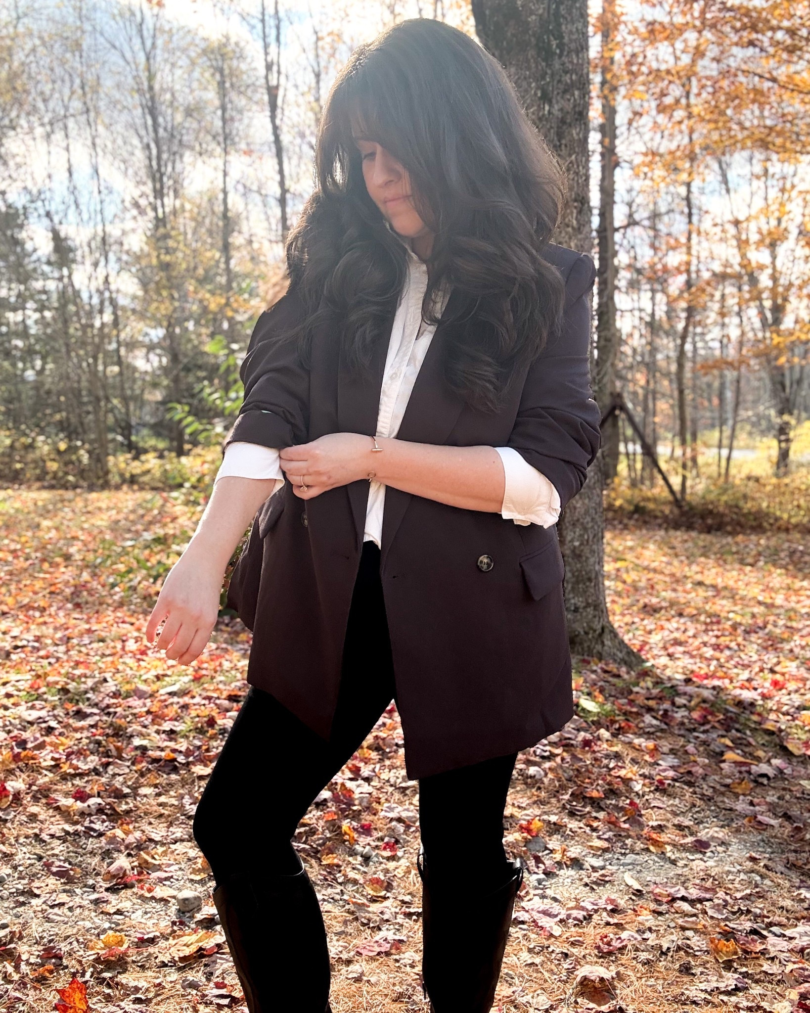 Fall outfit
Fall blazer outfit
Brown and black outfit
Fall blazer
Classic fall 

#LTKFindsUnder100 #LTKSeasonal #LTKStyleTip