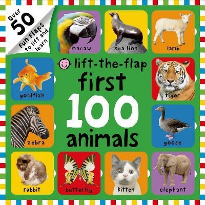First 100 Animals Lift-The-Flap - by  Roger Priddy (Board Book) | Target